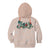 Peach Hawaiian Palaka Kid Hoodie Kukui Nut Money Lei - Polynesian Pride