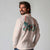 Peach Hawaiian Palaka Long Sleeve Polo Shirt Kukui Nut Money Lei - Polynesian Pride