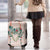 Peach Hawaiian Palaka Luggage Cover Kukui Nut Money Lei - Polynesian Pride