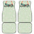 Sage Green Hawaiian Palaka Car Mats Kukui Nut Money Lei - Polynesian Pride