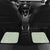 Sage Green Hawaiian Palaka Car Mats Kukui Nut Money Lei - Polynesian Pride