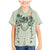 Sage Green Hawaiian Palaka Family Matching Mermaid Dress and Hawaiian Shirt Kukui Nut Money Lei - Polynesian Pride