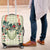 Sage Green Hawaiian Palaka Luggage Cover Kukui Nut Money Lei - Polynesian Pride
