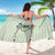 Sage Green Hawaiian Palaka Sarong Kukui Nut Money Lei - Polynesian Pride