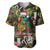 Meri Kirihimete Kakapo Santa Baseball Jersey Merry Christmas with Tropical Vibe