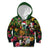 Meri Kirihimete Kakapo Santa Kid Hoodie Merry Christmas with Tropical Vibe