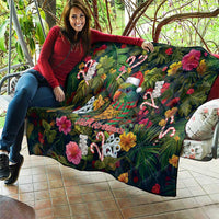 Meri Kirihimete Kakapo Santa Quilt Merry Christmas with Tropical Vibe LT9 - Polynesian Pride