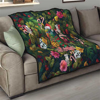 Meri Kirihimete Kakapo Santa Quilt Merry Christmas with Tropical Vibe LT9 - Polynesian Pride