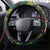 Meri Kirihimete Kakapo Santa Steering Wheel Cover Merry Christmas with Tropical Vibe