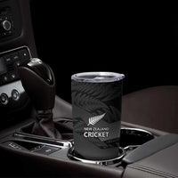 New Zealand Cricket Custom Tumbler Cup Potae Pango Black Fern Pattern