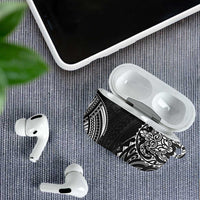Polynesian Turtle Tribal Tattoo AirPods Case Black Style - Polynesian Pride