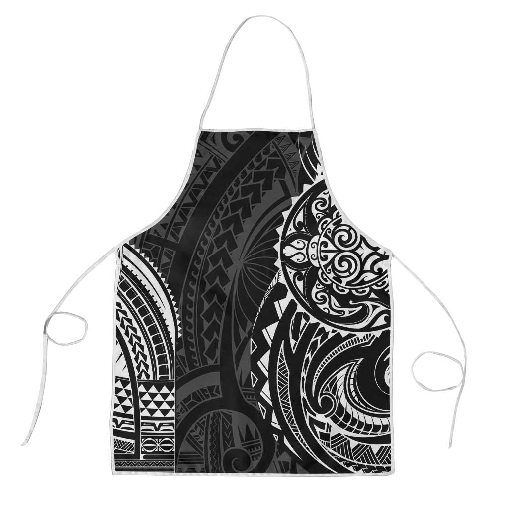 Polynesian Turtle Tribal Tattoo Apron Black Style - Polynesian Pride