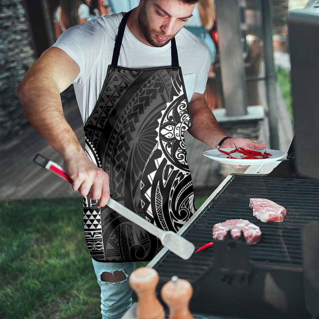 Polynesian Turtle Tribal Tattoo Apron Black Style - Polynesian Pride