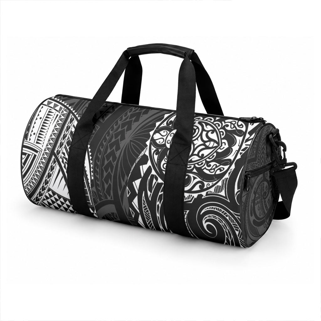 Polynesian Turtle Tribal Tattoo Duffle Bag Black Style LT9 - Polynesian Pride