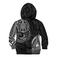 Polynesian Turtle Tribal Tattoo Kid Hoodie Black Style