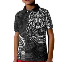 Polynesian Turtle Tribal Tattoo Kid Polo Shirt Black Style LT9 Kid Black - Polynesian Pride