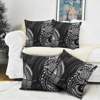 Polynesian Turtle Tribal Tattoo Pillow Cover Black Style - Polynesian Pride