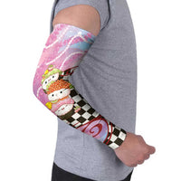 Personalized Japanese Kawaii Sushi Roll Arm Sleeves Wagara Palaka Pattern