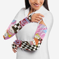 Personalized Japanese Kawaii Sushi Roll Arm Sleeves Wagara Palaka Pattern