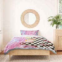 Personalized Japanese Kawaii Sushi Roll Bedding Set Wagara Palaka Pattern LT9 - Polynesian Pride