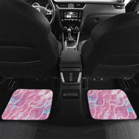 Personalized Japanese Kawaii Sushi Roll Car Mats Wagara Palaka Pattern LT9 Set 2pcs - Back Pink - Polynesian Pride