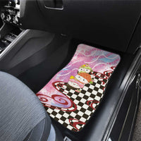 Personalized Japanese Kawaii Sushi Roll Car Mats Wagara Palaka Pattern LT9 - Polynesian Pride