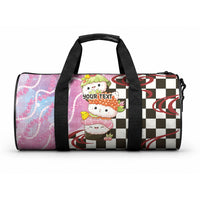 Personalized Japanese Kawaii Sushi Roll Duffle Bag Wagara Palaka Pattern LT9 One size Pink - Polynesian Pride