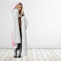 Personalized Japanese Kawaii Sushi Roll Hooded Blanket Wagara Palaka Pattern LT9 - Polynesian Pride