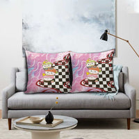 Personalized Japanese Kawaii Sushi Roll Pillow Cover Wagara Palaka Pattern
