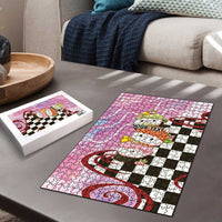 Personalized Japanese Kawaii Sushi Roll Puzzle Wagara Palaka Pattern LT9 - Polynesian Pride