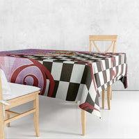 Personalized Japanese Kawaii Sushi Roll Tablecloth Wagara Palaka Pattern LT9 - Polynesian Pride
