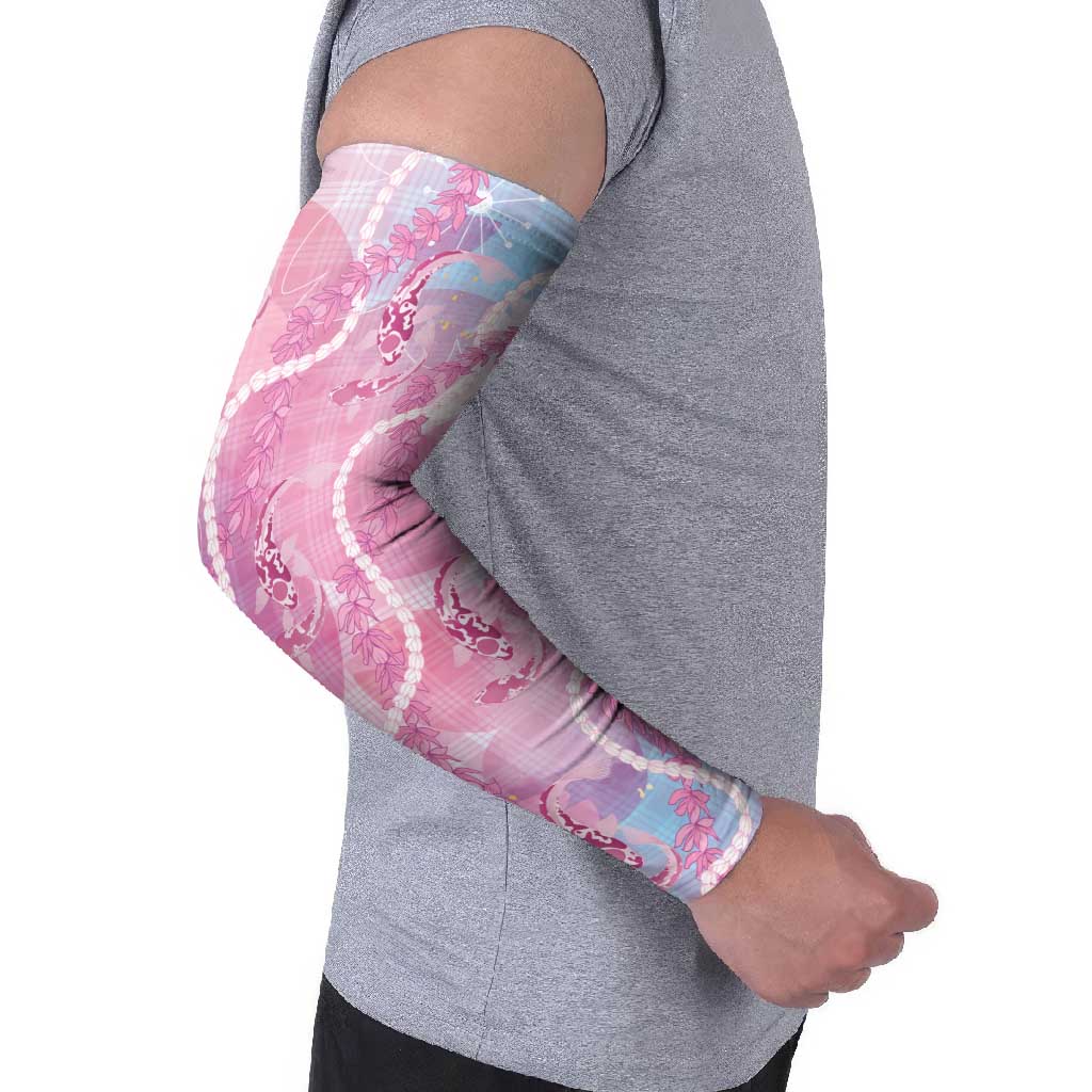 Japanese Koi Fish Arm Sleeves Pink Wagara Palaka Honohono Pikake Lei