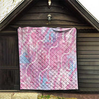 Japanese Koi Fish Quilt Pink Wagara Palaka Honohono Pikake Lei