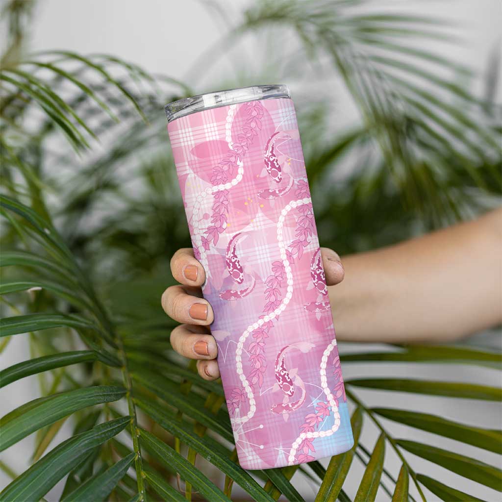 Japanese Koi Fish Skinny Tumbler Pink Wagara Palaka Honohono Pikake Lei