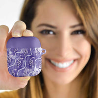 Japanese Koi Fish AirPods Case Purple Wagara Palaka Honohono Pikake Lei LT9 - Polynesian Pride