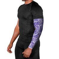 Japanese Koi Fish Arm Sleeves Purple Wagara Palaka Honohono Pikake Lei LT9 - Polynesian Pride