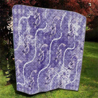 Japanese Koi Fish Quilt Purple Wagara Palaka Honohono Pikake Lei LT9 - Polynesian Pride