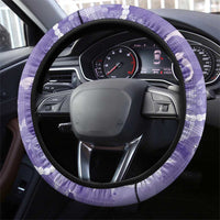 Japanese Koi Fish Steering Wheel Cover Purple Wagara Palaka Honohono Pikake Lei LT9 - Polynesian Pride
