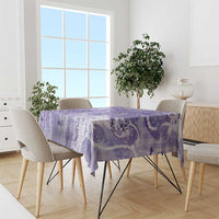 Japanese Koi Fish Tablecloth Purple Wagara Palaka Honohono Pikake Lei LT9 - Polynesian Pride