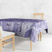 Japanese Koi Fish Tablecloth Purple Wagara Palaka Honohono Pikake Lei LT9 - Polynesian Pride