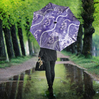 Japanese Koi Fish Umbrella Purple Wagara Palaka Honohono Pikake Lei
