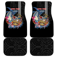 Personalized Japanese Koi Fish Ramen Car Mats Aloha Shark Kakau Pattern LT9 - Polynesian Pride