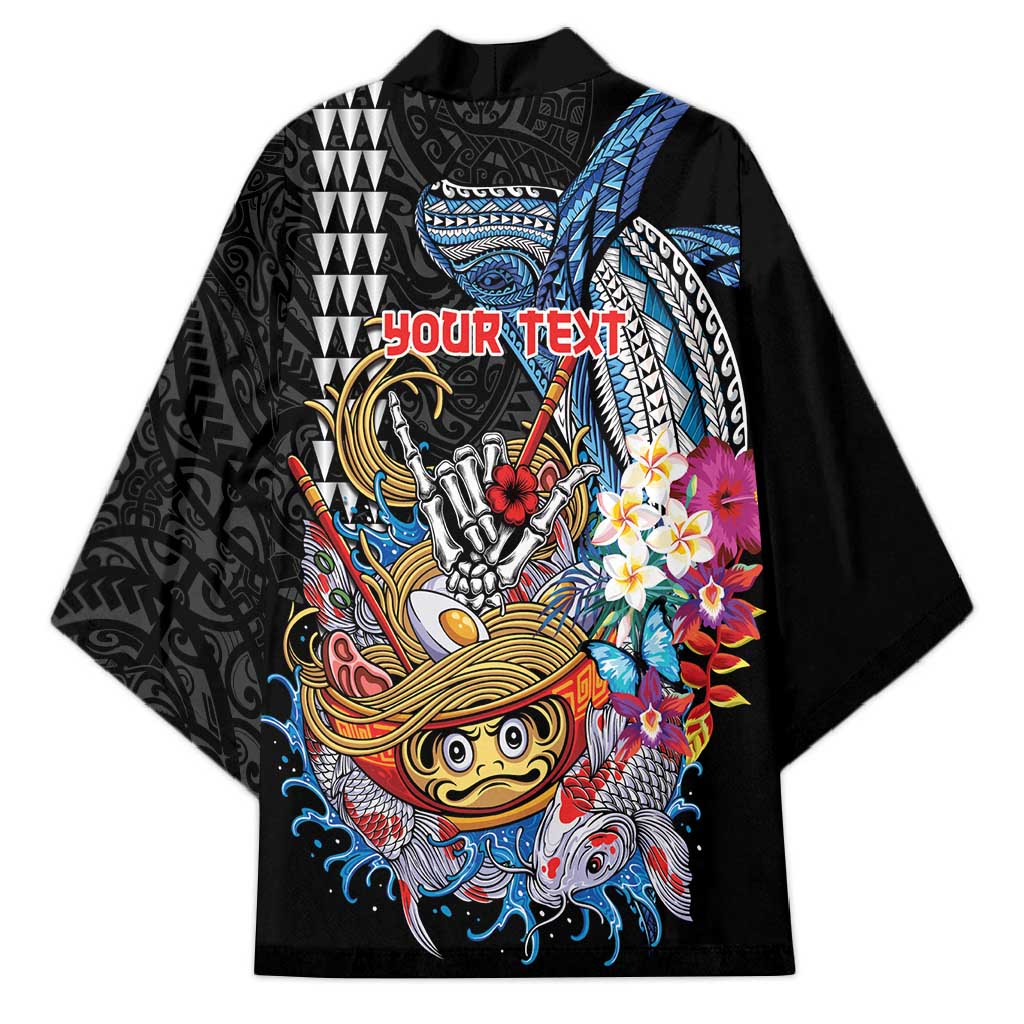 Personalized Japanese Koi Fish Ramen Kimono Aloha Shark Kakau Pattern LT9 - Polynesian Pride