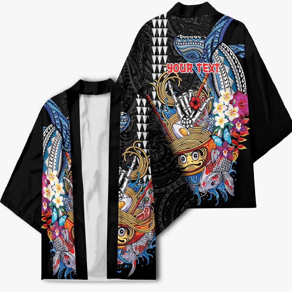 Personalized Japanese Koi Fish Ramen Kimono Aloha Shark Kakau Pattern LT9 - Polynesian Pride