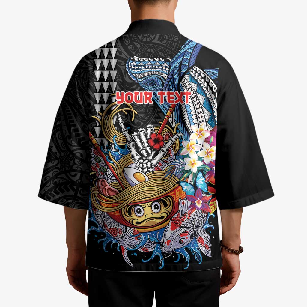Personalized Japanese Koi Fish Ramen Kimono Aloha Shark Kakau Pattern LT9 - Polynesian Pride