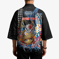 Personalized Japanese Koi Fish Ramen Kimono Aloha Shark Kakau Pattern LT9 - Polynesian Pride