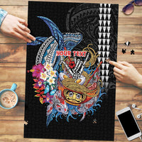 Personalized Japanese Koi Fish Ramen Puzzle Aloha Shark Kakau Pattern
