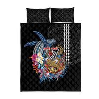 Personalized Japanese Koi Fish Ramen Quilt Bed Set Aloha Shark Kakau Pattern LT9 - Polynesian Pride