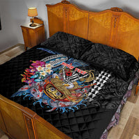 Personalized Japanese Koi Fish Ramen Quilt Bed Set Aloha Shark Kakau Pattern LT9 - Polynesian Pride