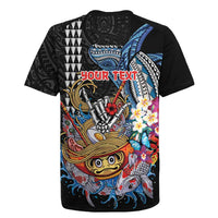 Personalized Japanese Koi Fish Ramen Rugby Jersey Aloha Shark Kakau Pattern LT9 - Polynesian Pride